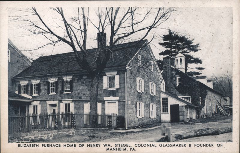Elizabeth Furnace Home of Henry Wm. Stiegel, Manheim, PA Pennsylvania