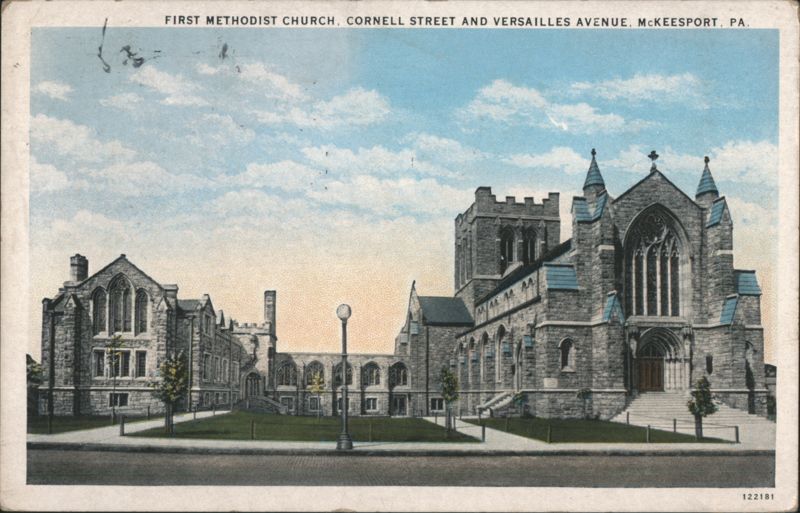 First Methodist Church, Cornell St and Versailles Ave