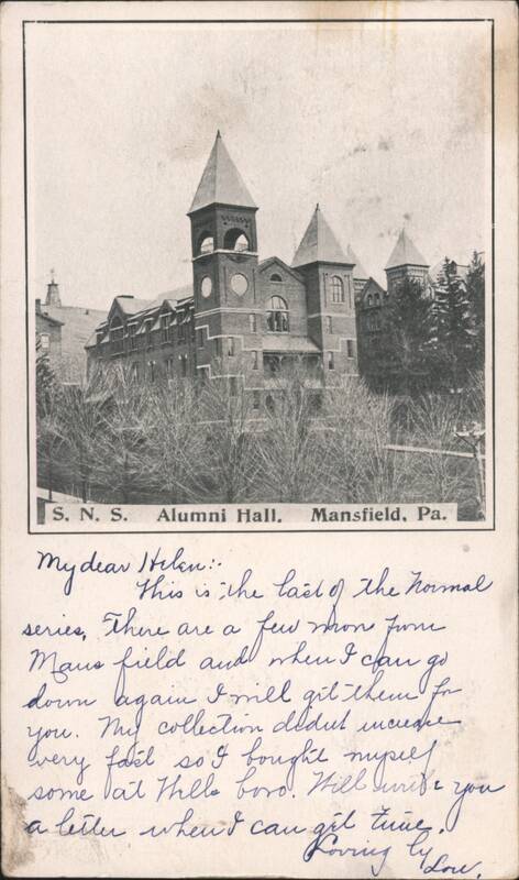 Alumni Hall, Normal School, Mansfield, PA