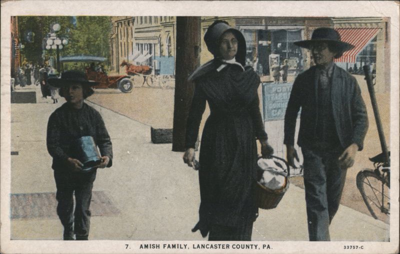 Amish Family, Lancaster County, PA