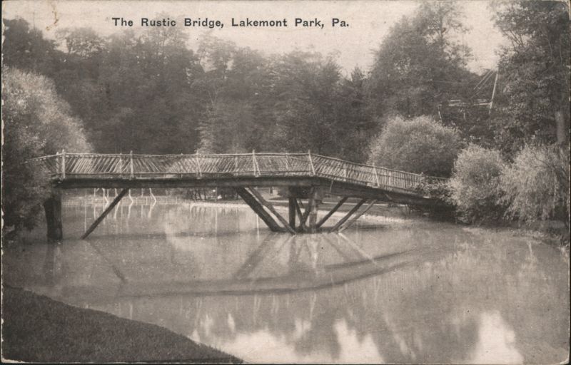 The Rustic Bridge, Lakemont Park, PA