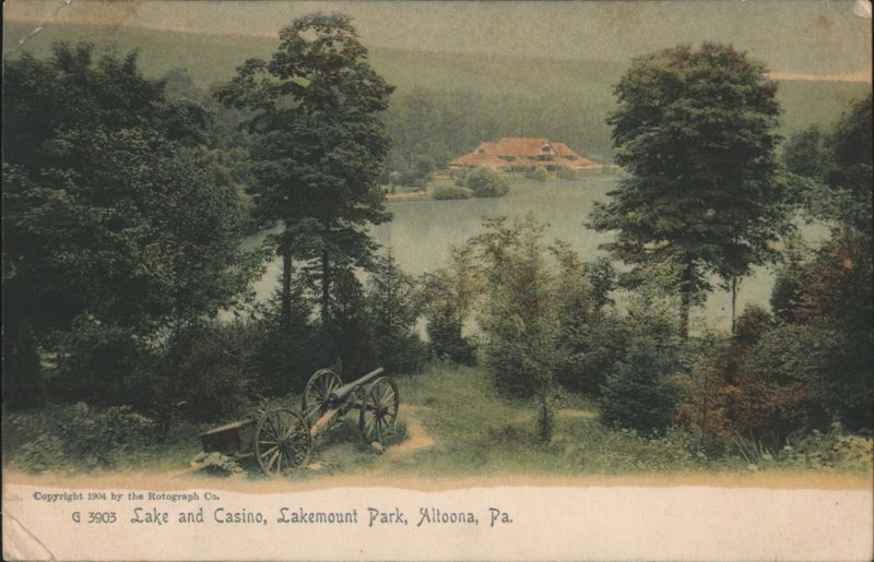 Lake and Casino, Lakemount Park, Altoona, PA Pennsylvania