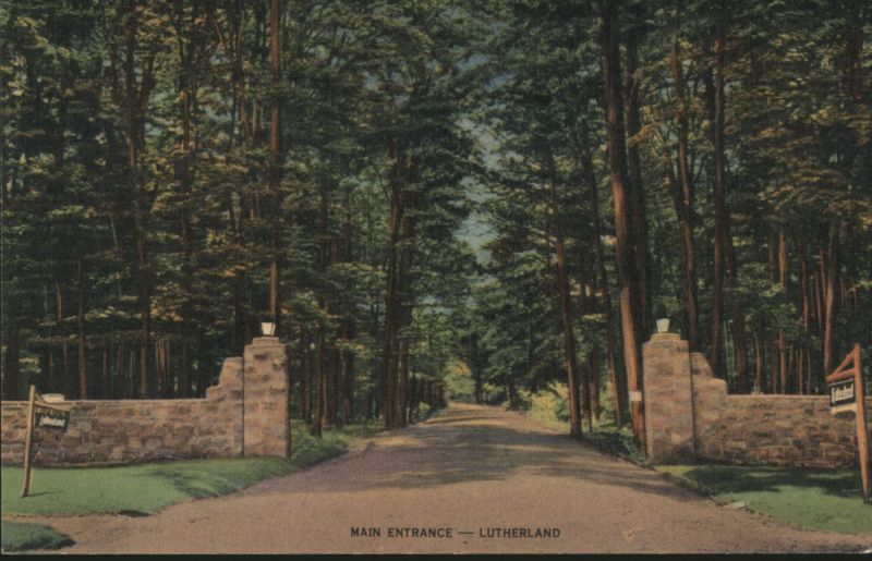 Lutherland Main Entrance, Pocono Pines, PA Pennsylvania