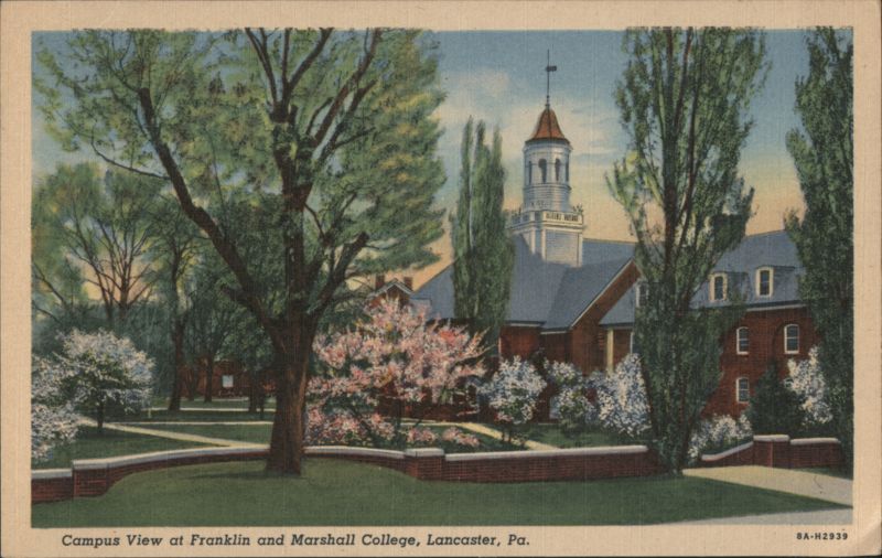 Campus View at Franklin and Marshall College Lancaster Pennsylvania