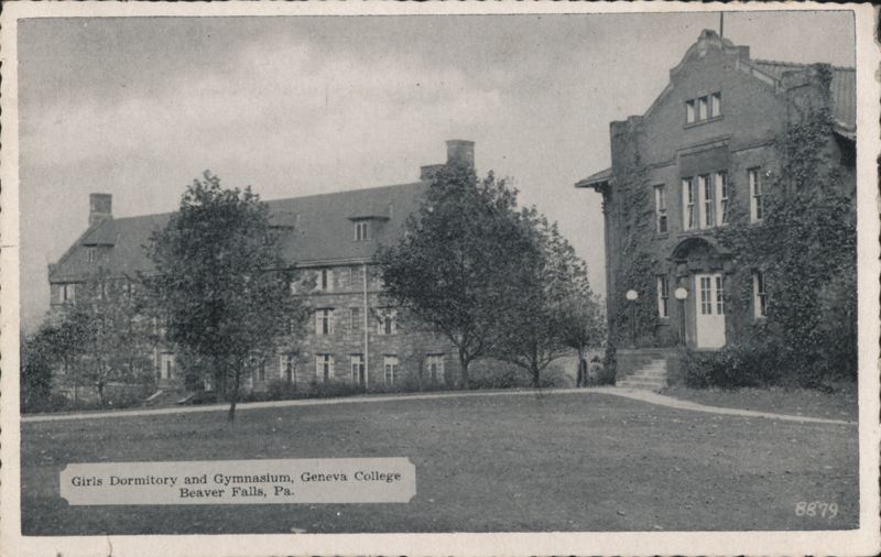 Girls Dormitory and Gymnasium, Geneva College Beaver Falls Pennsylvania