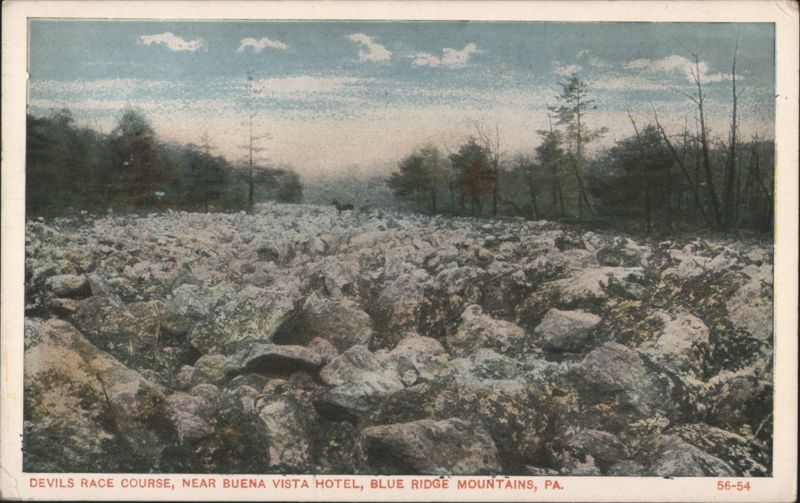 Devils Race Course, Buena Vista Hotel, Blue Ridge Mountains, PA Pennsylvania