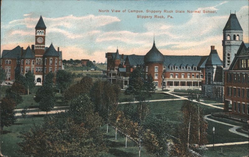 North View of Campus, Slippery Rock State Normal School