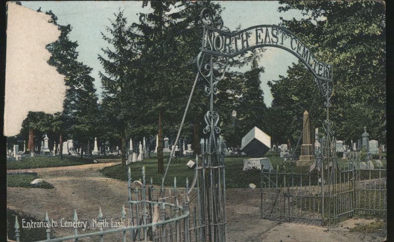 North East Cemetery Entrance, PA Pennsylvania