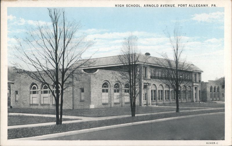 High School, Arnold Avenue Port Allegany Pennsylvania