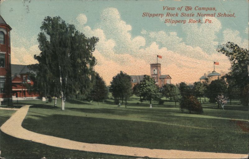 Campus View, Slippery Rock State Normal School Pennsylvania