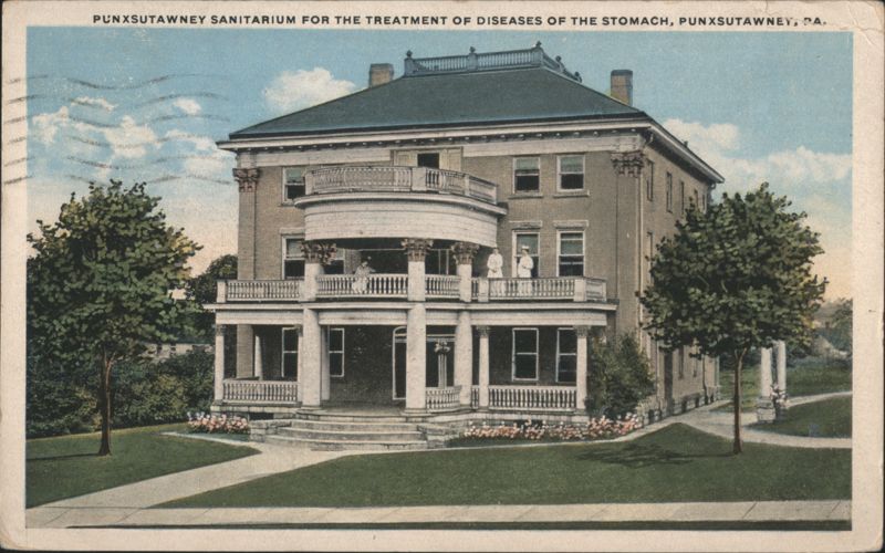 Punxsutawney Sanitarium for the Treatment of Diseases of the Stomach Pennsylvania
