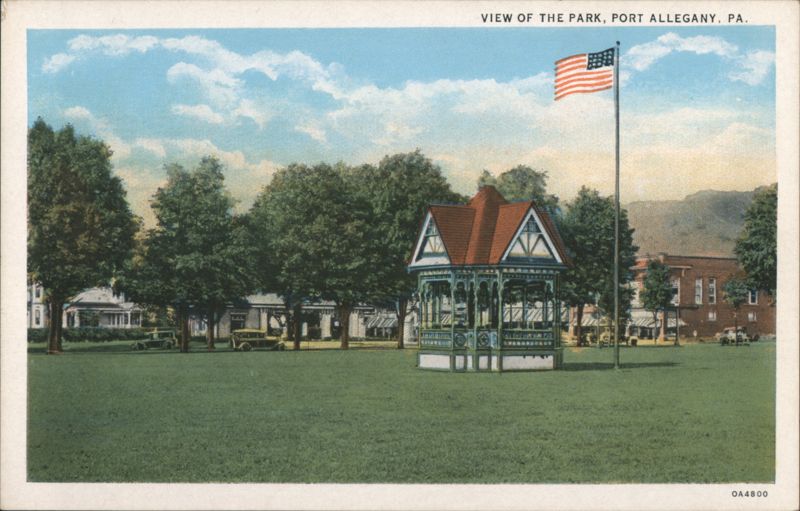 View of the Park Port Allegany Pennsylvania