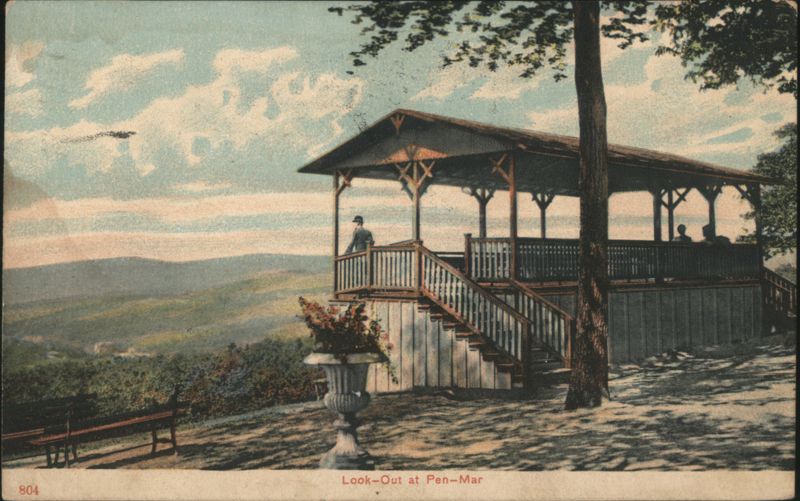 Look-Out at Pen-Mar Pen Mar Pennsylvania