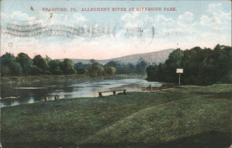 Allegheny River at Riverside Park, Bradford, PA