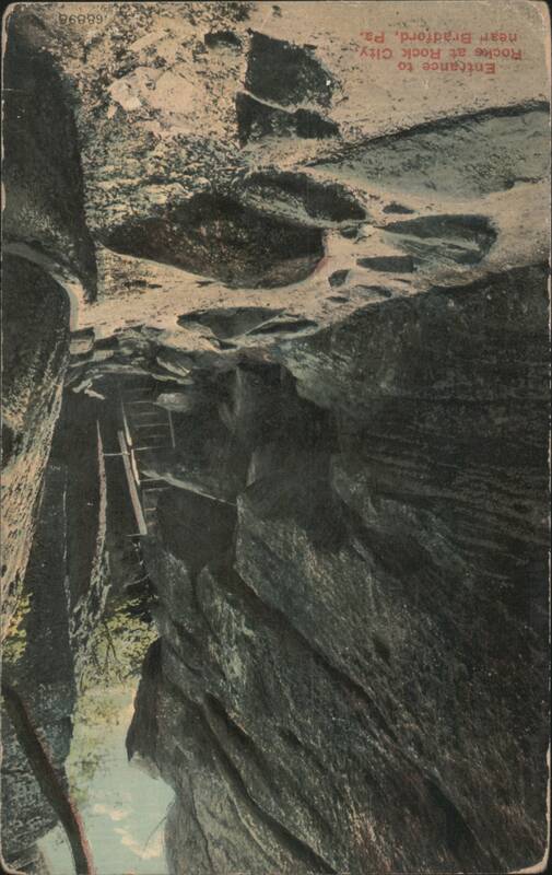 Entrance to Rock City, Bradford, PA Pennsylvania