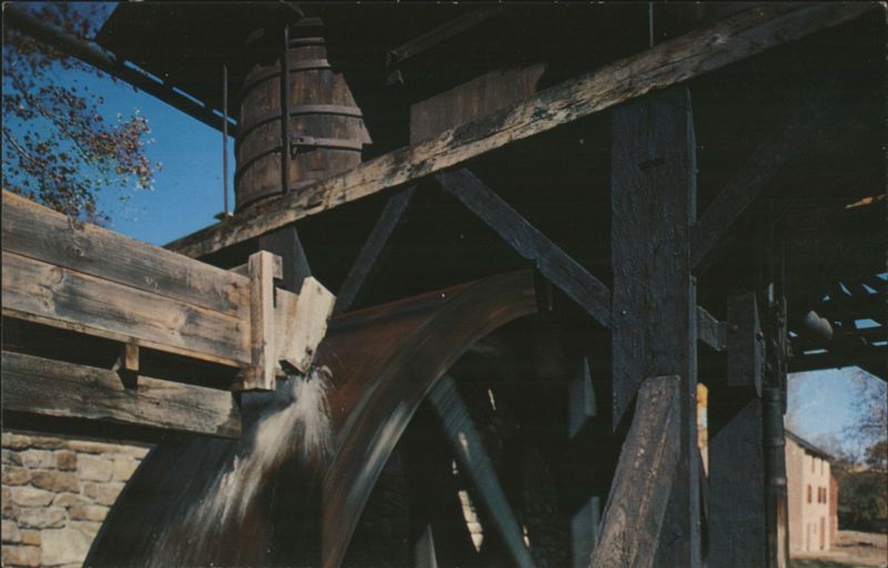Water Wheel, Hopewell Village National Historic Site Birdsboro Pennsylvania
