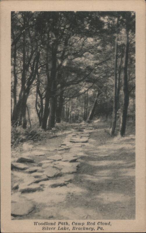 Woodland Path, Camp Red Cloud, Silver Lake Brackney Pennsylvania