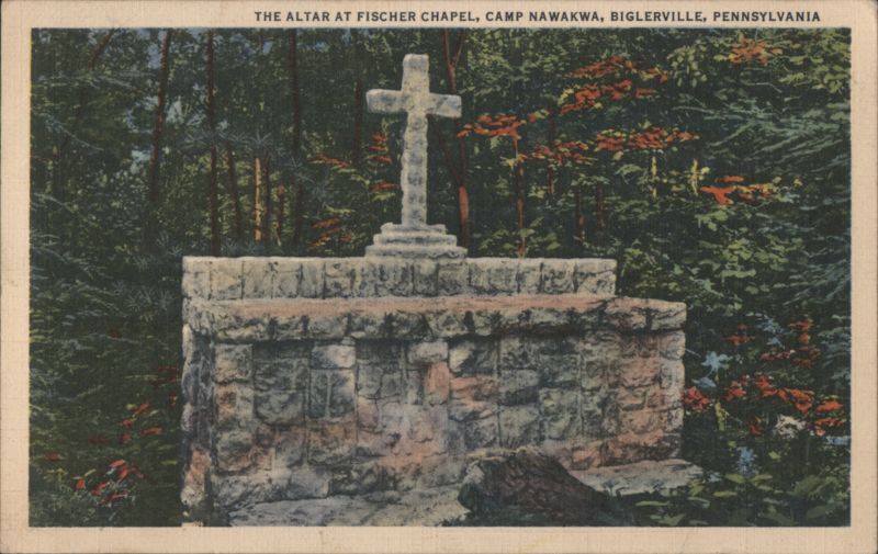 The Altar at Fischer Chapel, Camp Nawakwa Biglerville Pennsylvania
