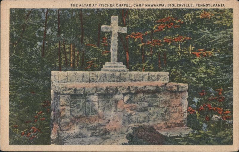 The Altar at Fischer Chapel, Camp Nawakwa Biglerville Pennsylvania