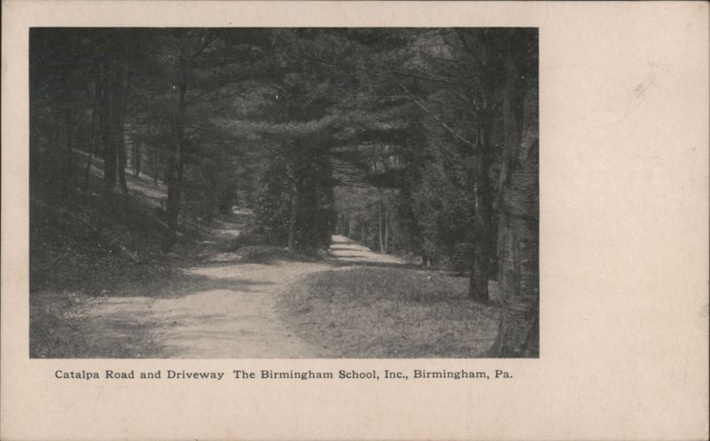Catalpa Road and Driveway, The Birmingham School, PA Pennsylvania