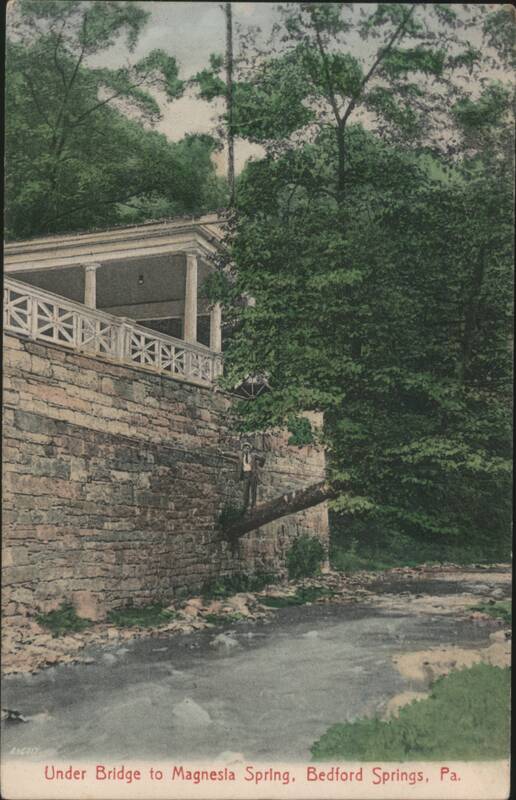 Under Bridge to Magnesia Spring, Bedford Springs, PA Pennsylvania