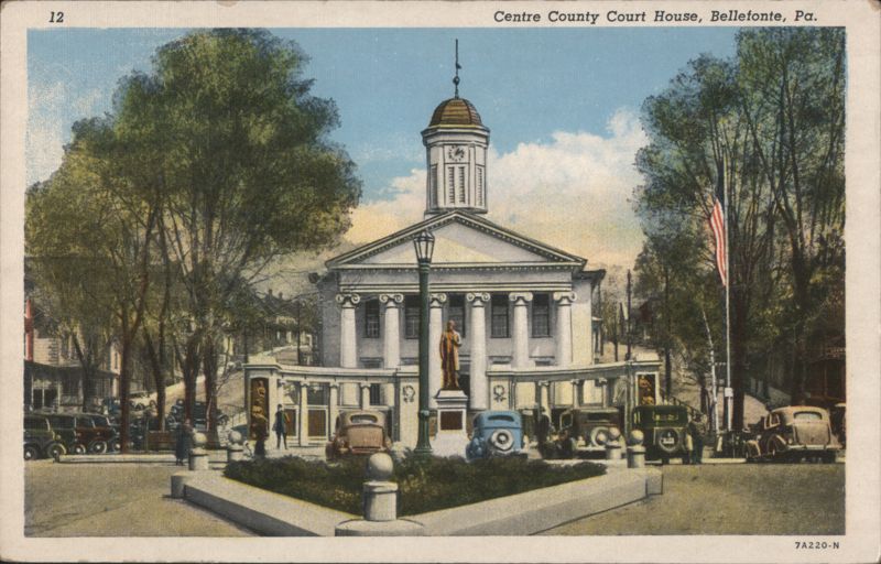 Centre County Court House, Bellefonte, PA Pennsylvania