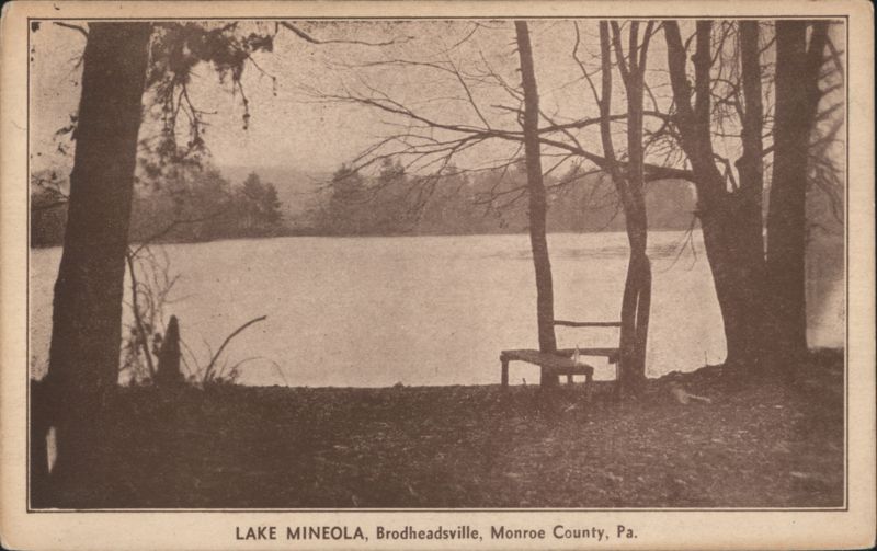 Lake Mineola, Brodheadsville, Monroe County Pennsylvania