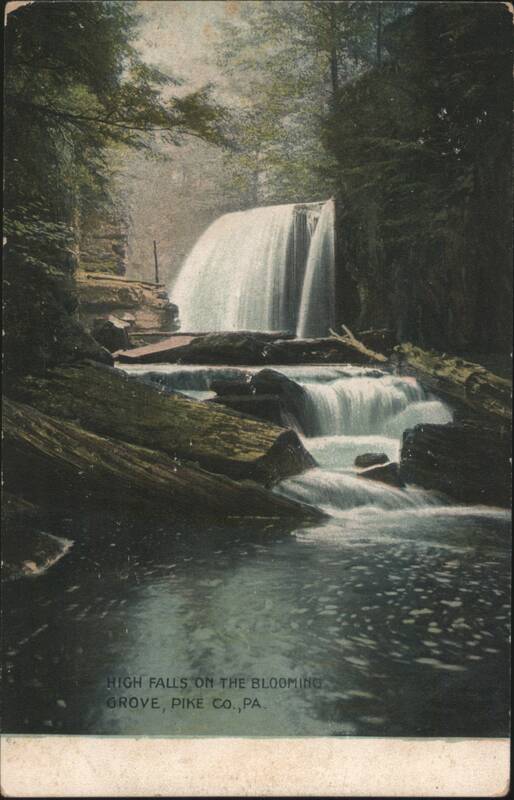 High Falls on the Blooming Grove Pennsylvania