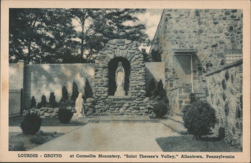 Lourdes Grotto, Carmelite Monastery, Saint Therese's Valley Allentown Pennsylvania