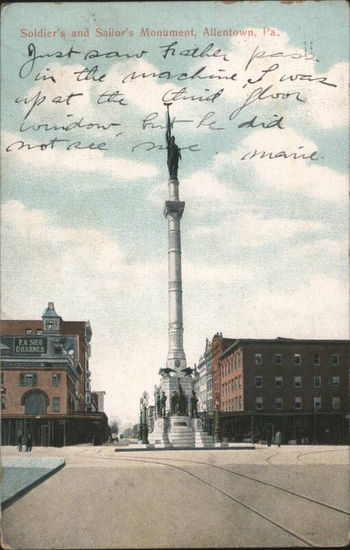 Soldier's and Sailor's Monument, Allentown, PA Pennsylvania