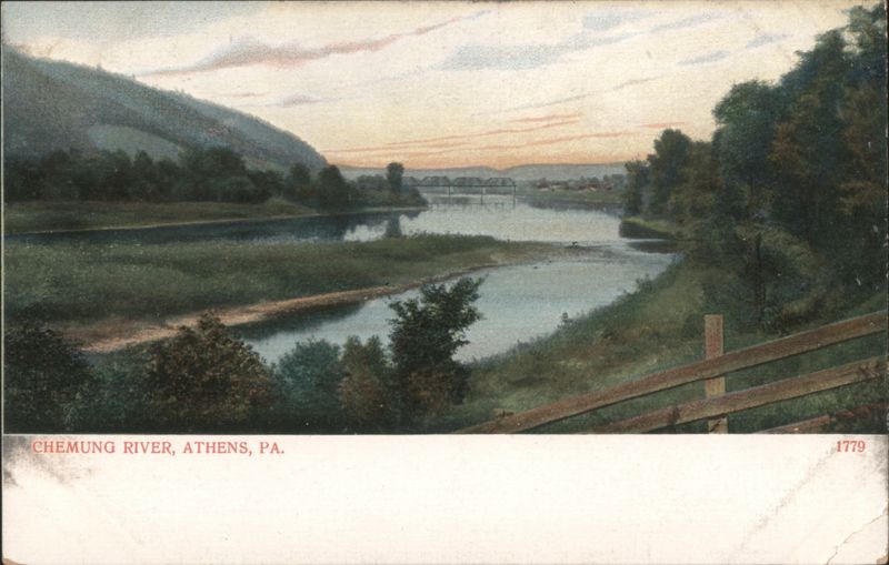 Chemung River, Athens, PA. Pennsylvania