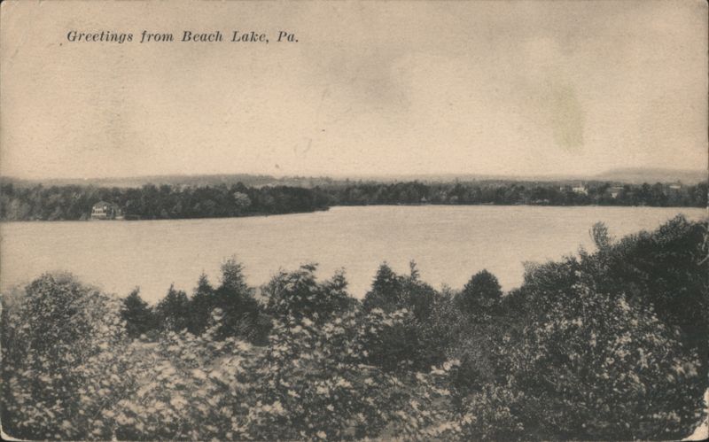 Beach Lake, PA - Lake View Pennsylvania