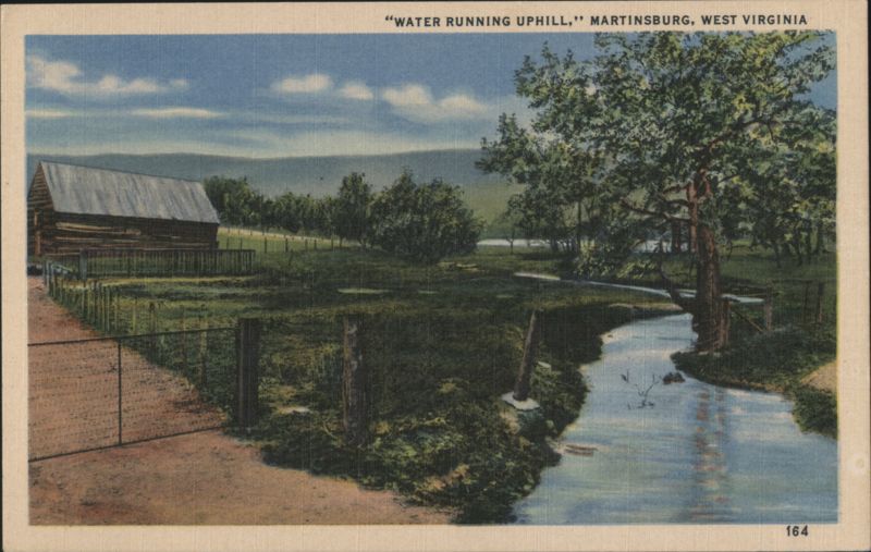 Water Running Uphill, Martinsburg, WV West Virginia
