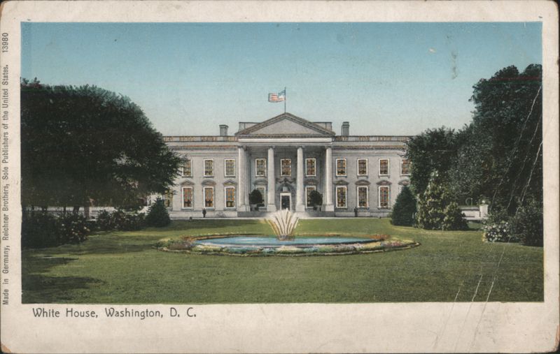 White House, Washington, D. C. District of Columbia