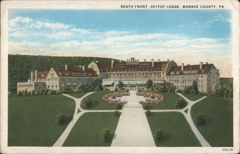 Skytop Lodge, South Front, Monroe County, PA Pennsylvania