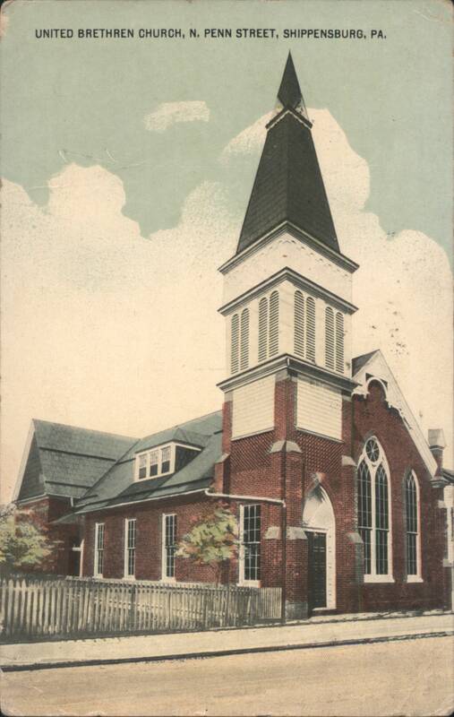 United Brethren Church, N. Penn Street, Shippensburg Pennsylvania
