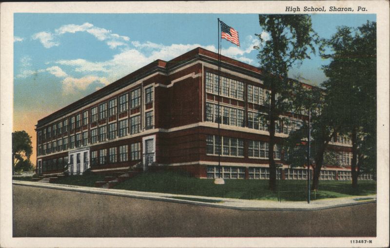 High School, Sharon, PA Pennsylvania