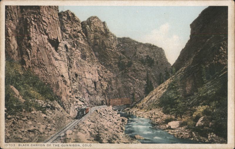 Black Canyon of the Gunnison, Train & River