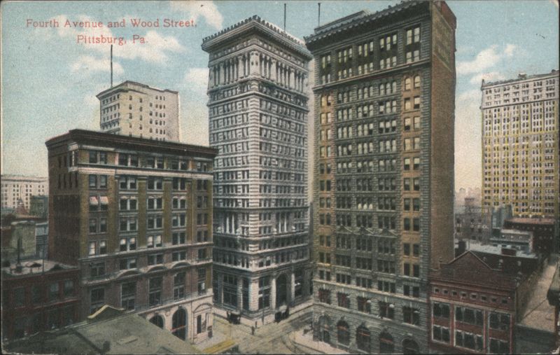 Fourth Avenue and Wood Street, Pittsburg, PA Pittsburgh Pennsylvania
