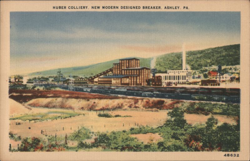 Huber Colliery, New Modern Designed Breaker Ashley Pennsylvania