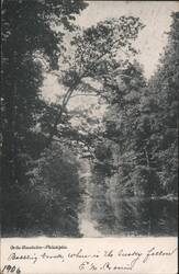 Wissahickon Creek, Philadelphia - Babeling Brook Postcard