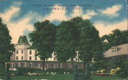 Riverside Inn & Putting Green, Cambridge Springs, PA Postcard