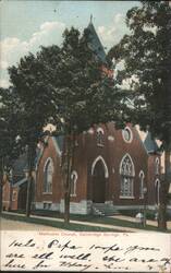 Methodist Church, Cambridge Springs, PA Postcard