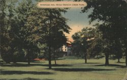 Riverside Inn, from French Creek Park Postcard
