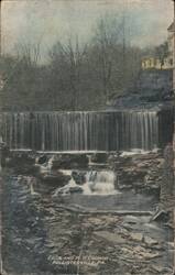 Falls and M. P. Church, Hollisterville Postcard
