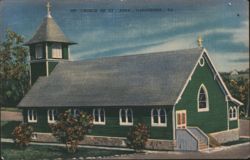 Church of St. Anne, Canadensis, PA Postcard