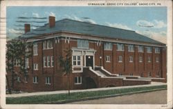 Gymnasium, Grove City College Postcard