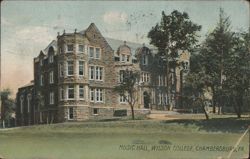 Music Hall, Wilson College, Chambersburg, PA Postcard