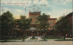 Hotel Bartlett, Cambridge Springs, PA Postcard