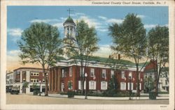 Cumberland County Court House, Carlisle, PA Postcard